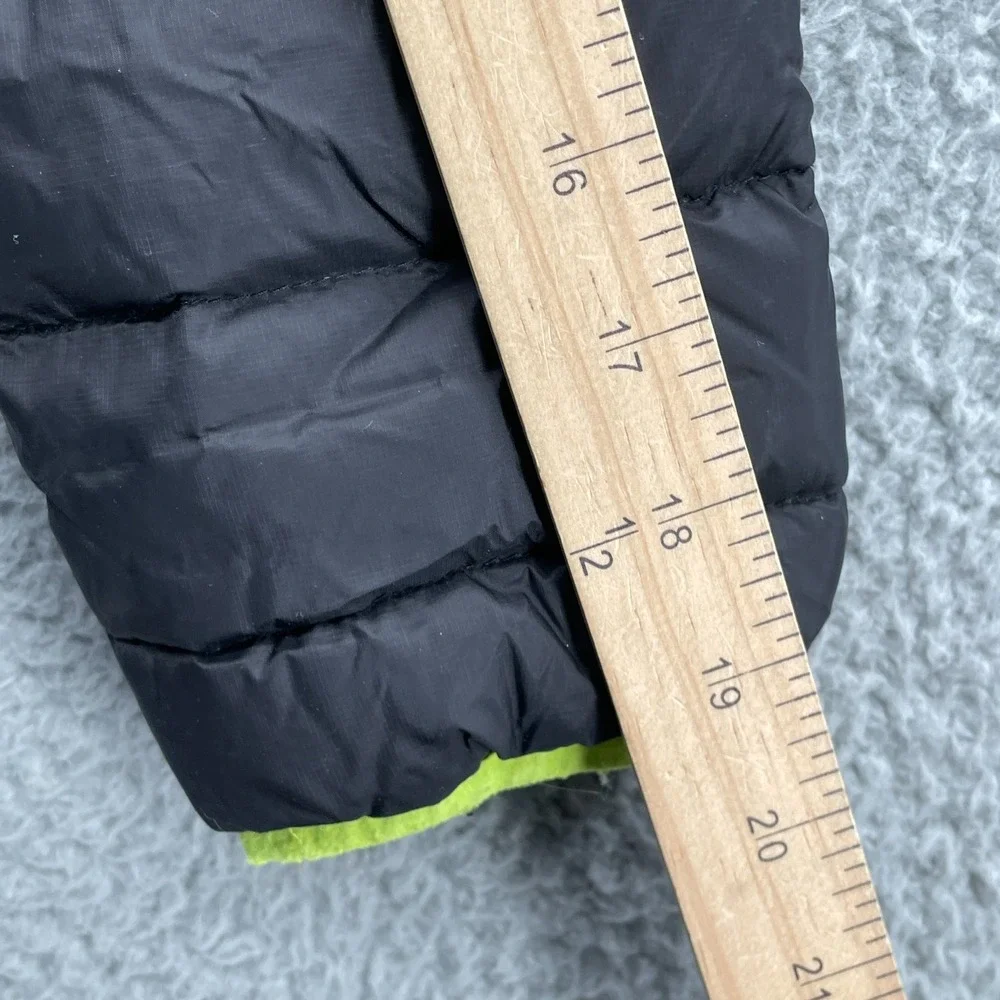 Eddie Bauer Goose Puffer Jacket Kids M 10-12 Reversible Outdoor Hike Camp Snow